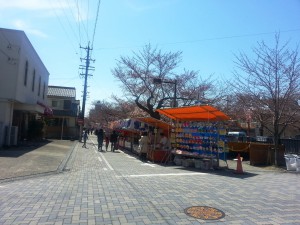 桜祭り屋台